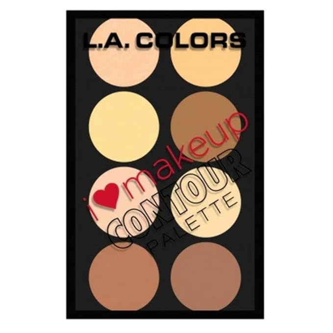 L.A. COLORS I Heart Makeup Contour Palette C30352 | Amazon (US)