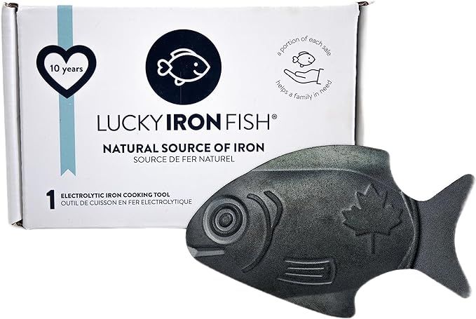 Lucky Iron Fish Ⓡ A Natural Source of Iron - The Original Cooking Tool to Add Iron to Liquid-Ba... | Amazon (US)