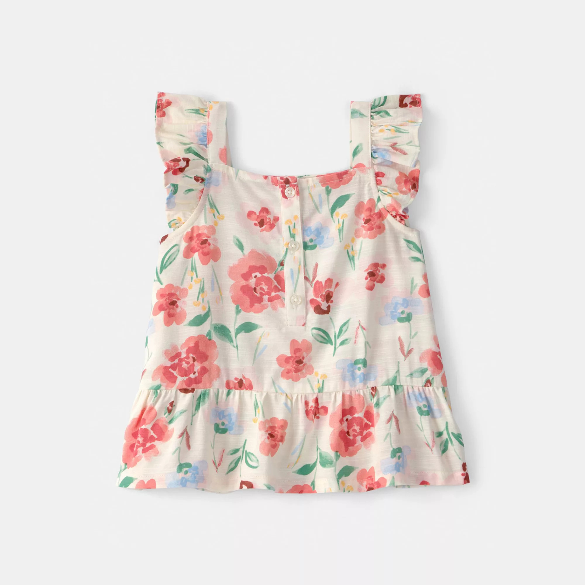 Toddler Girl Carter's Floral Peplum Top | Kohl's