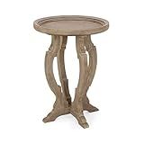 Christopher Knight Home Doris French Country Accent Table with Round Top, Natural | Amazon (US)