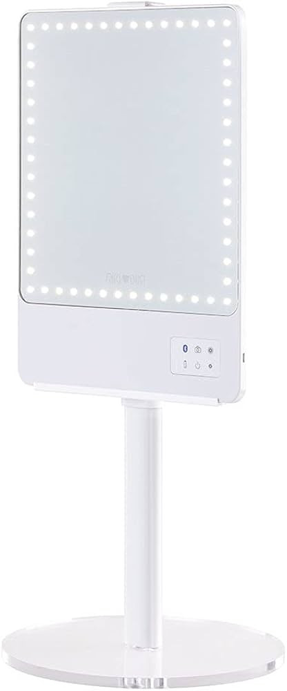 RIKI Skinny Vanity Stand | Adjustable Height Stand for RIKI Skinny Mirrors (White) | Amazon (US)