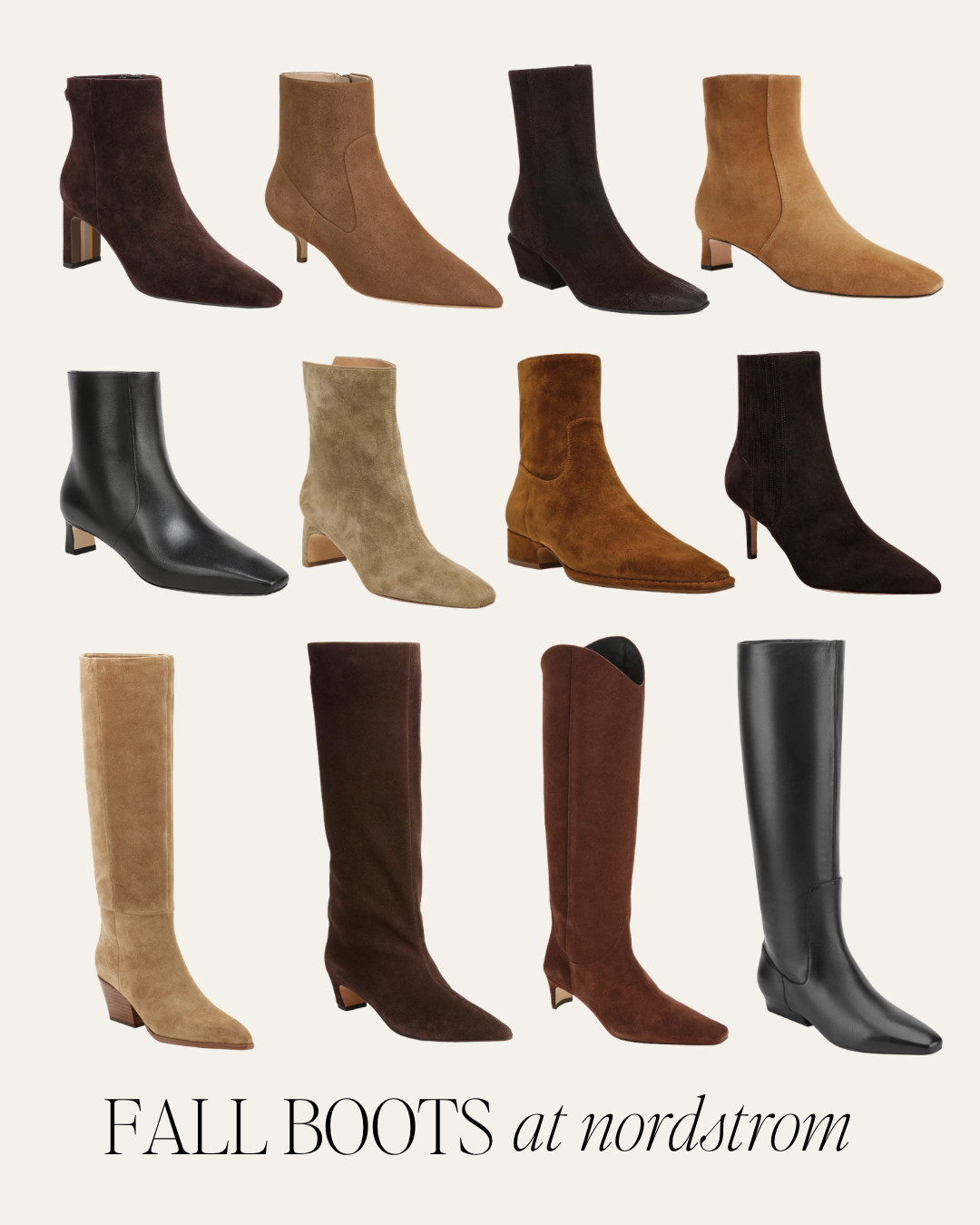 Fall boots I'm eyeing and loving at Nordstrom right now! So many cute suede options.

#LTKSeasonal