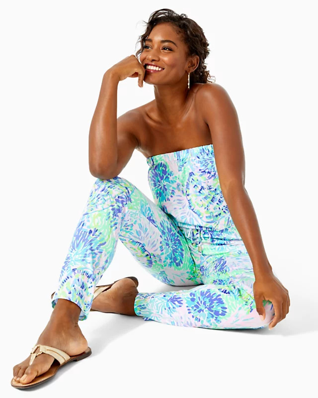 Keely Strapless Jumpsuit | Lilly Pulitzer