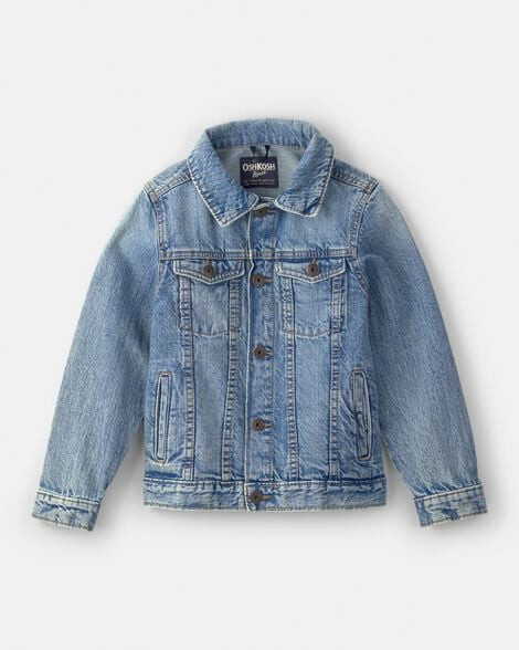 Kids Denim Jacket - Medium Wash - OshKosh B'gosh | Carter's | Carter's Inc