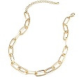 LANE WOODS Gold Chain Necklace and Bracelet for Women Ladies Dainty and Chunky Chain Link Papercl... | Amazon (US)
