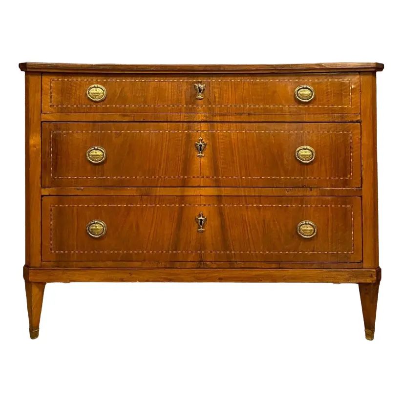 Louis XVI Dresser in Mahogany and Marquetry, 1800 | Chairish