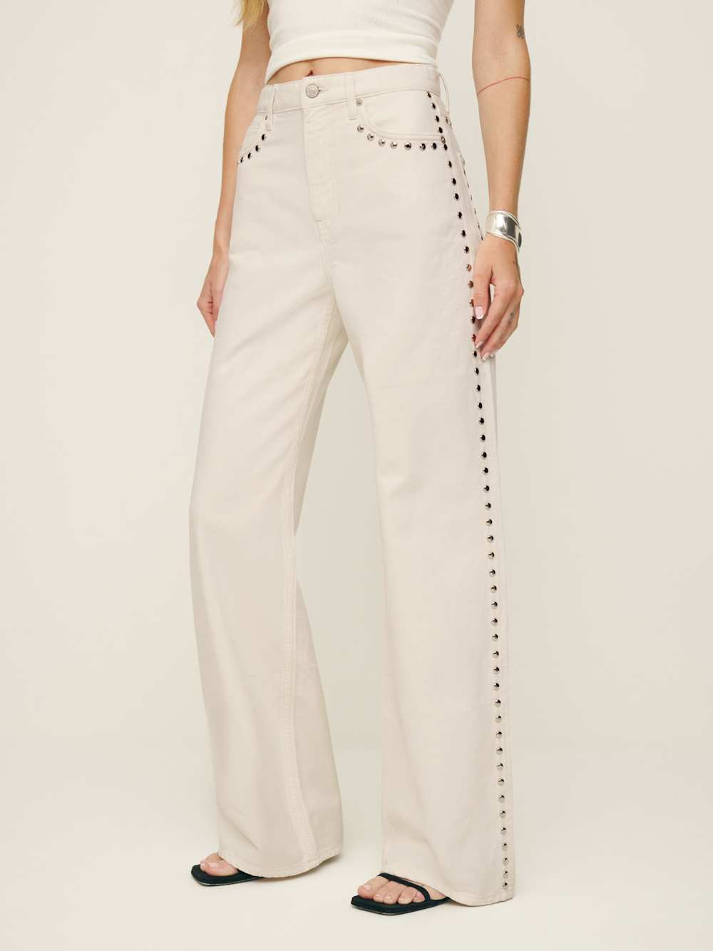 Cary High Rise Slouchy Wide Leg Jeans | Reformation (Global)