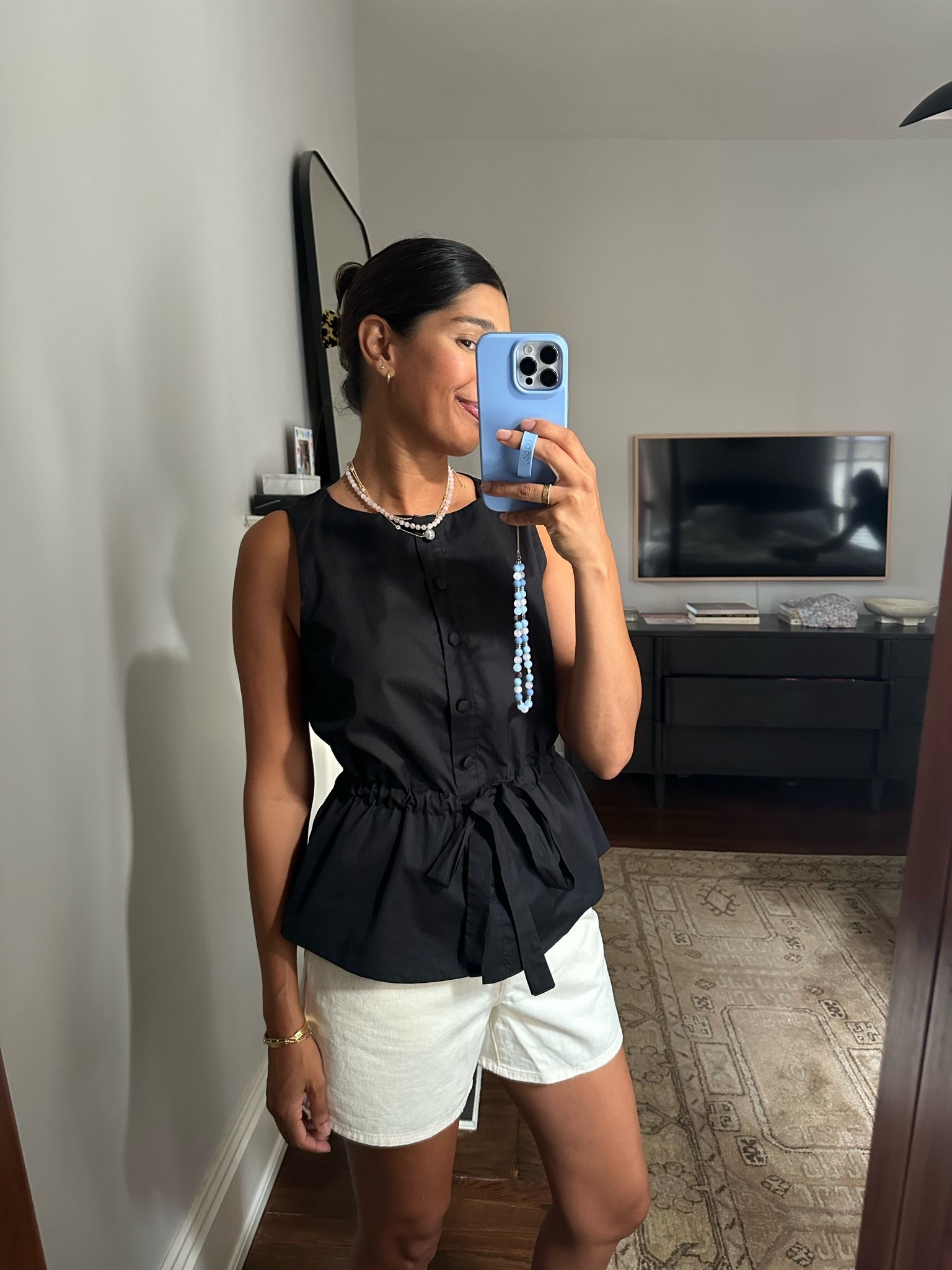 Top - small, needed xs 
Shorts - TTS

#LTKootd #LTKmomlife #LTKOver40