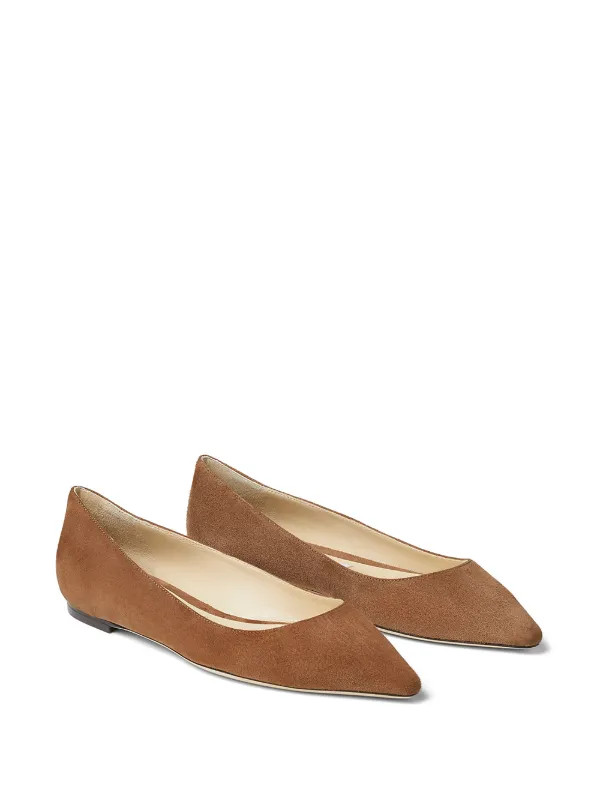 Jimmy Choo Romy Ballerina Shoes - Farfetch | Farfetch Global