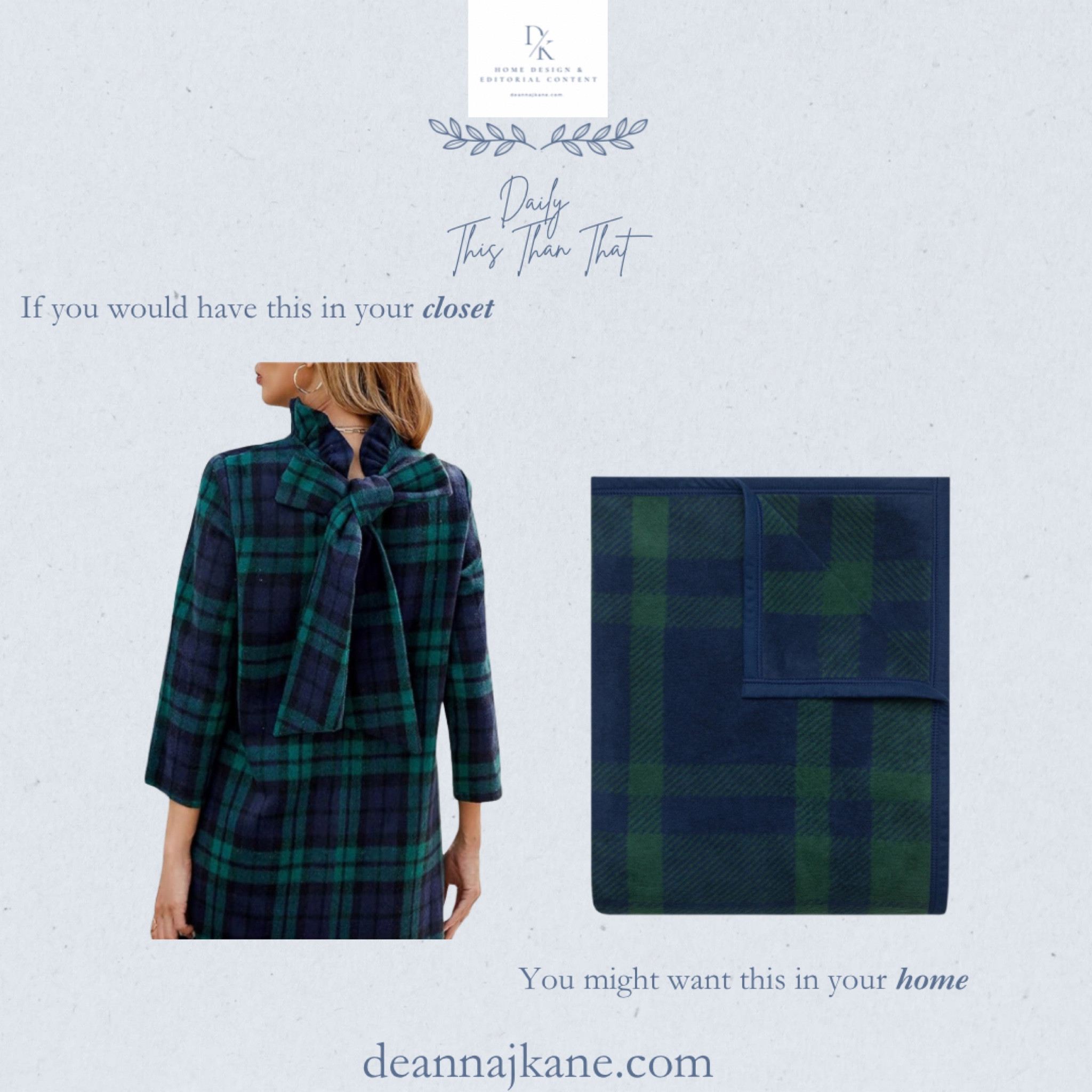 If you would wear this plaid dress, you might want this blanket in your home this holiday season  

#LTKSeasonal #LTKHoliday #LTKHome