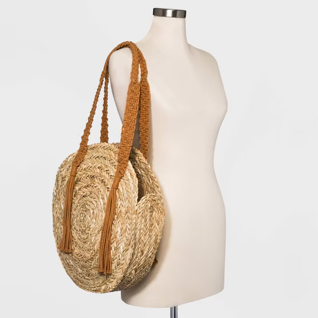 Straw Circle Rope Tote Handbag - Universal Thread™ | Target