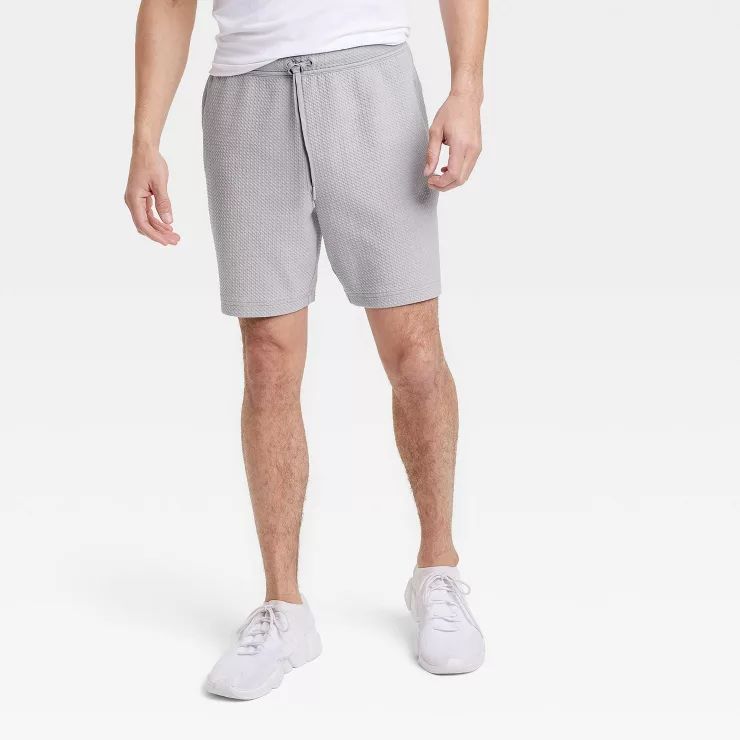 Men's Textured Fleece Shorts 7" - All in Motion™ | Target