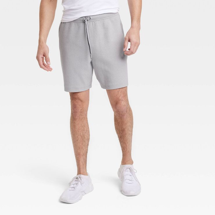 Men's Textured Fleece Shorts 7" - All in Motion™ | Target