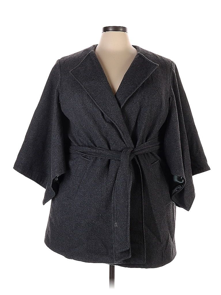 ELOQUII Gray Coat Size 22 (Plus) - 70% off | thredUP