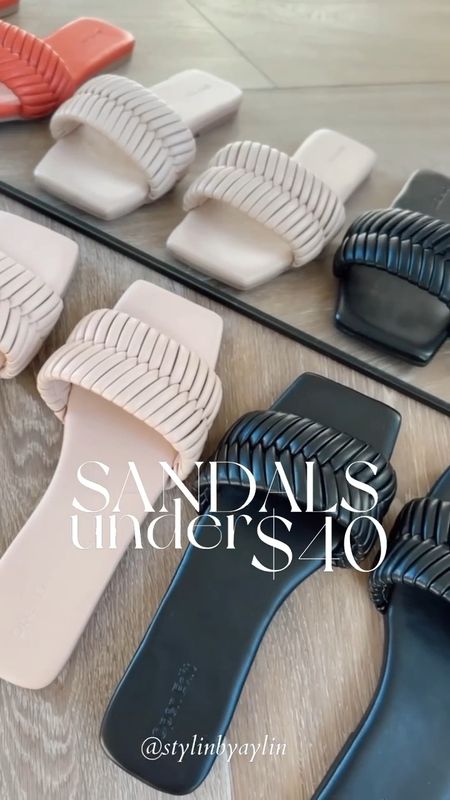 Sandals under $40 for spring summer! I found these sandals to run small, if you are in between sizes I recommend sizing up!
#StylinbyAylin #Aylin

#LTKStyleTip #LTKShoeCrush #LTKFindsUnder50