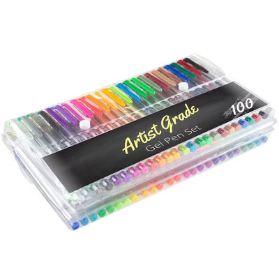 Hey Play Color Gel Pen 100-Pack with Case | Target