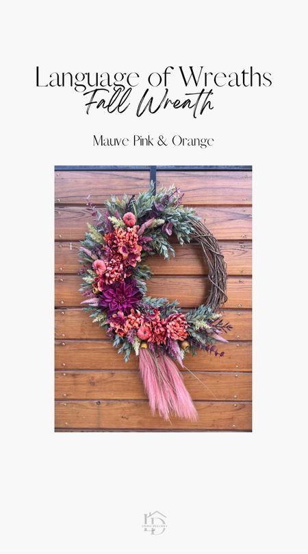 My beautiful front door wreath from Language of Wreaths Design✨So pretty for fall! I’ve linked some of her other gorgeous designs! 

Fall Wreath | Porch Decor

#LTKhome #LTKFind #LTKSeasonal