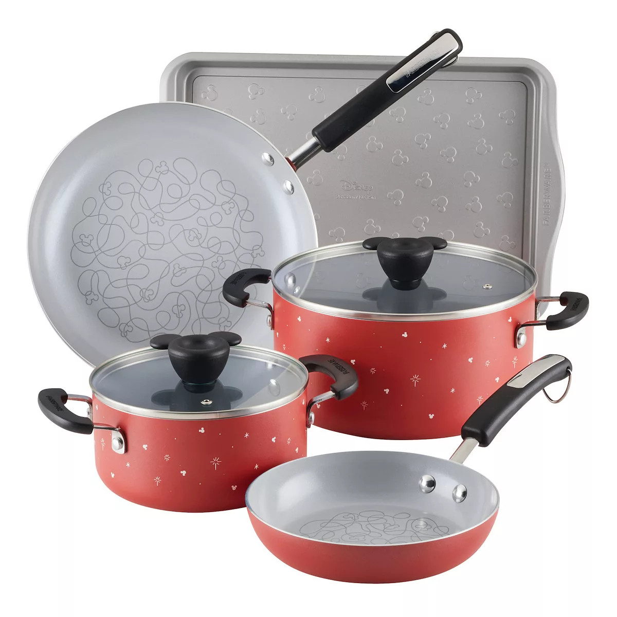 Farberware® Disney Bon Voyage 7-pc. Ceramic Nonstick Cookware Set | Kohl's