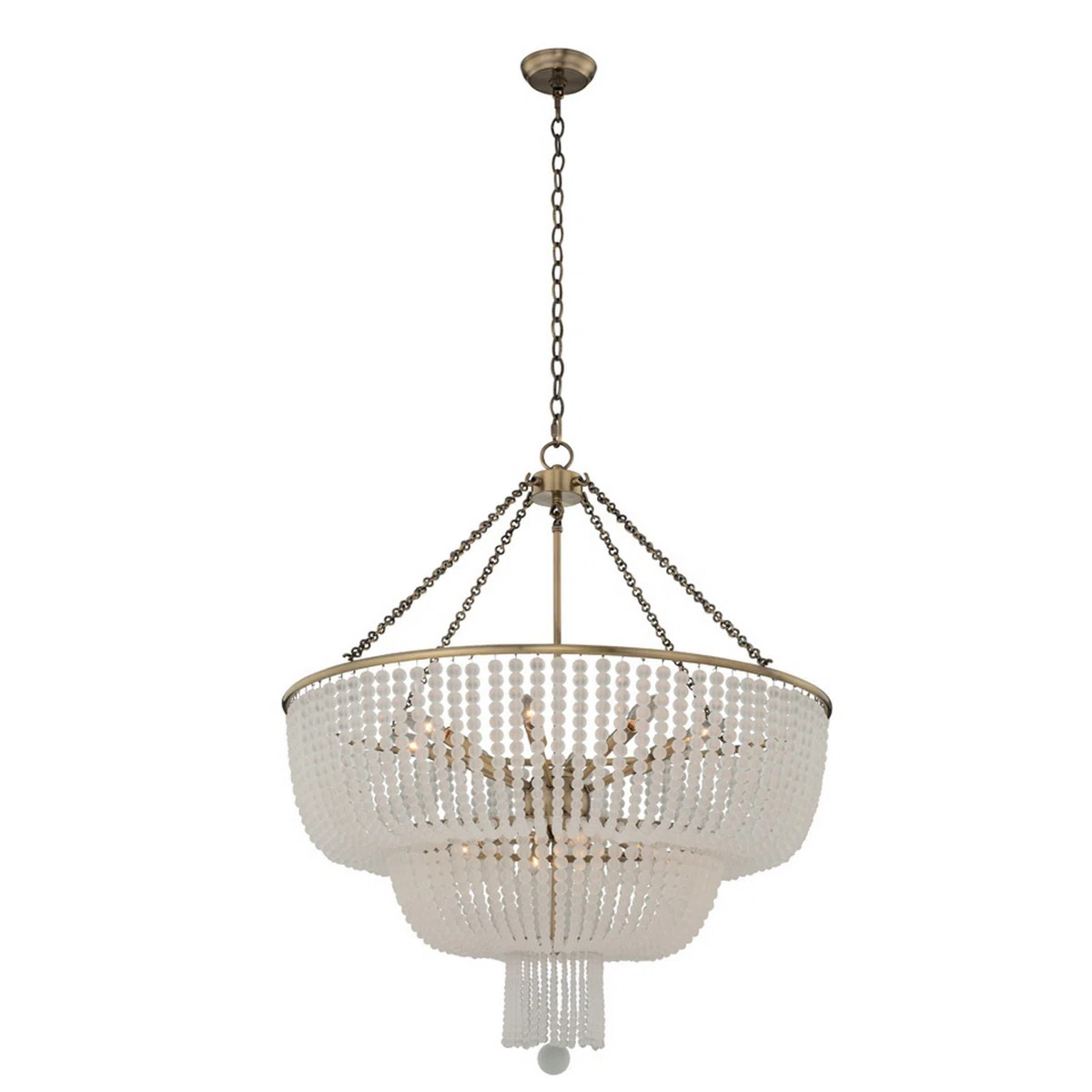 Esperanza 12 LT Brushed Champagne Gold Chandelier Kalco | Wayfair North America