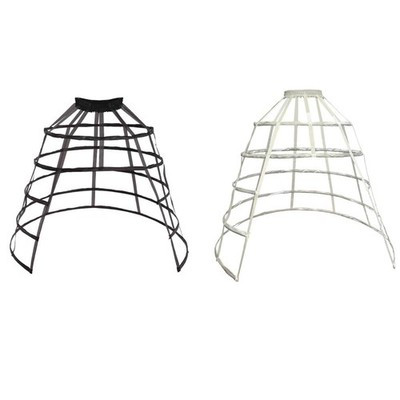 5 Hoops Skirt Petticoat Practical Half Slip Portable Bustle Cage Hoop Skirt Cage | eBay US