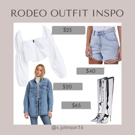 Rodeo outfit Inspo, country concert outfit, rodeo chic, western chic, metallic boots 


#LTKsalealert #LTKFestival #LTKstyletip