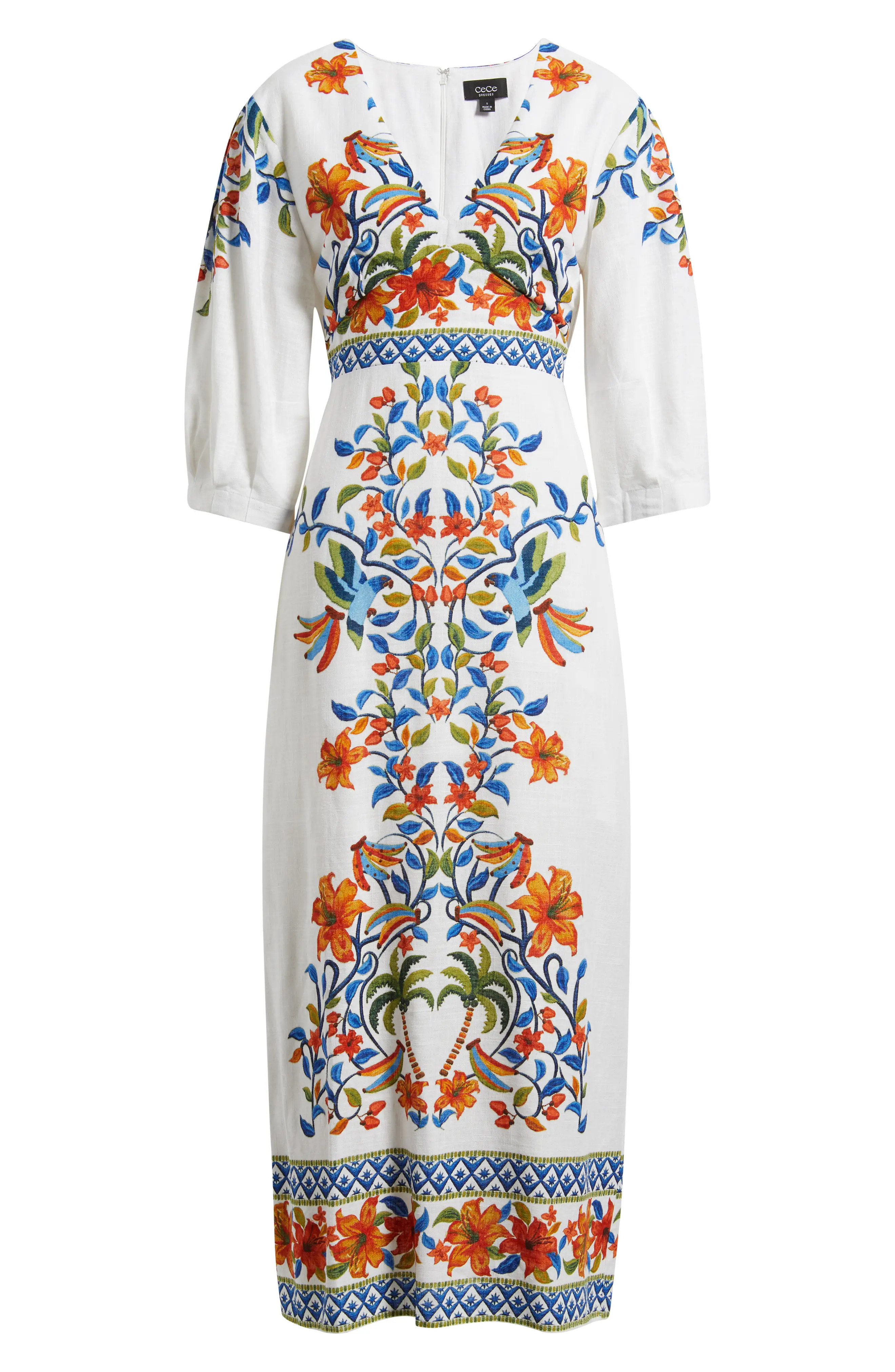 Embroidered Maxi Dress (Women) | Nordstrom | Nordstrom