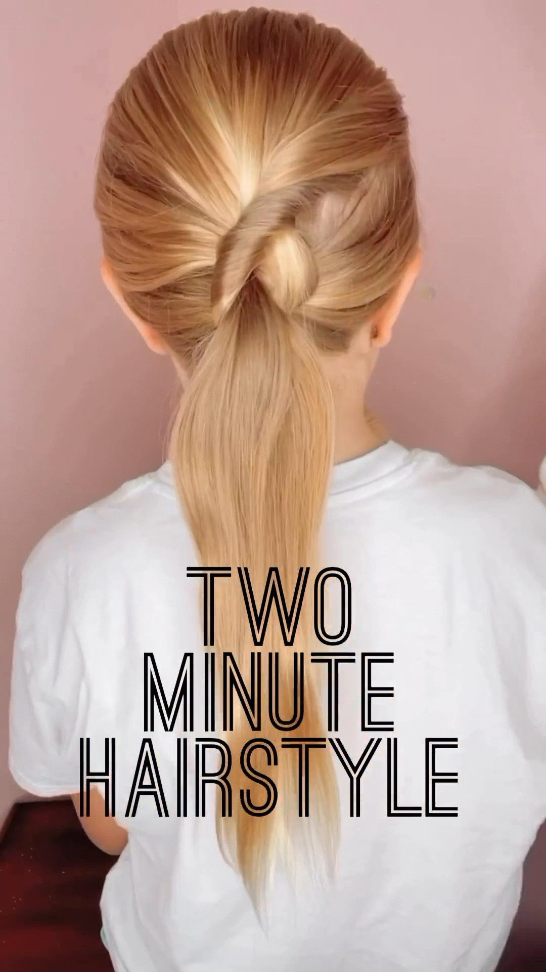 TWO MINUTE HAIRSTYLE 🩷 cutest hairstyle for women. These are the best hair ties. They’re soft and don’t damage the hair. 

#LTKBeauty