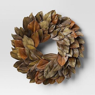 Preserved Magnolia Wreath - Threshold  | eBay | eBay US