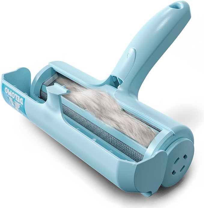 Pet Hair Remover Roller, DELOMO Dog & Cat Fur Remover with Self-Cleaning Base, Efficient Animal H... | Amazon (US)