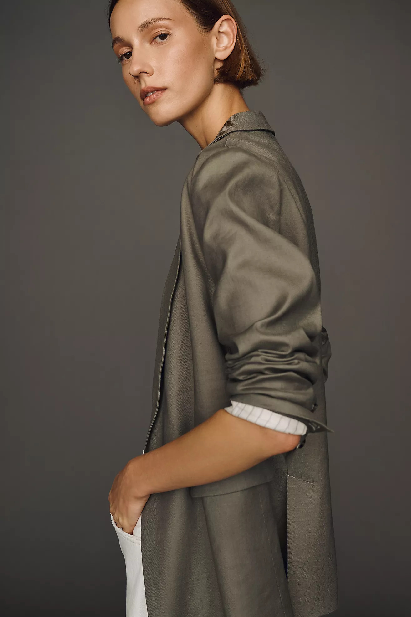 Tessie European Linen Stretch Blazer | Anthropologie (US)