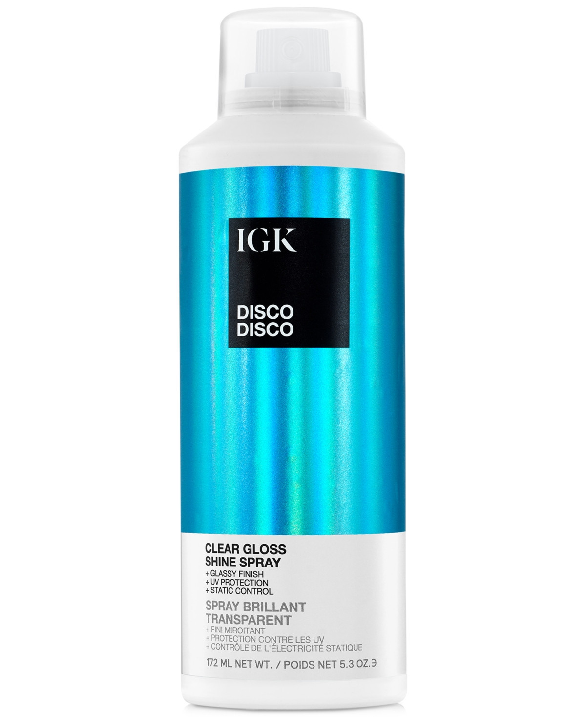 Igk Hair Disco Disco Clear Gloss Shine Spray, 5.3 oz. | Macy's