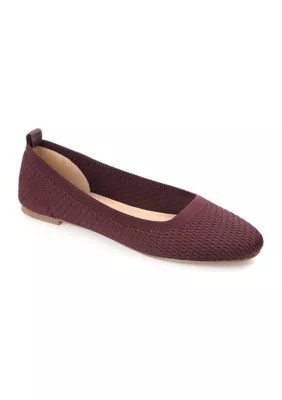 Journee Collection Women's Maryann Flats, Mauve, 9.5M | Belk