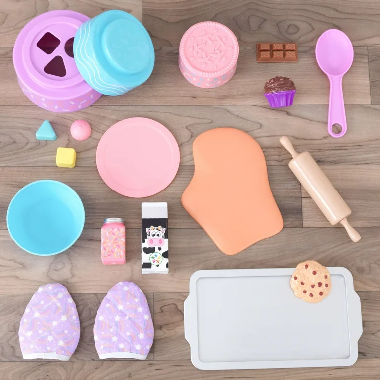 KidKraft Foody Friends: Baking Fun Unicorn Wooden Toddler Activity Set | Walmart (US)