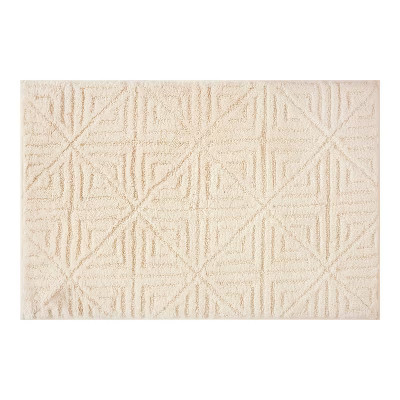 20"x30" Lattice Square Non-Skid Bath Rug - Threshold™ | Target