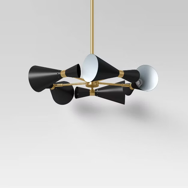 Midcentury Task Chandelier Black - Threshold™ | Target