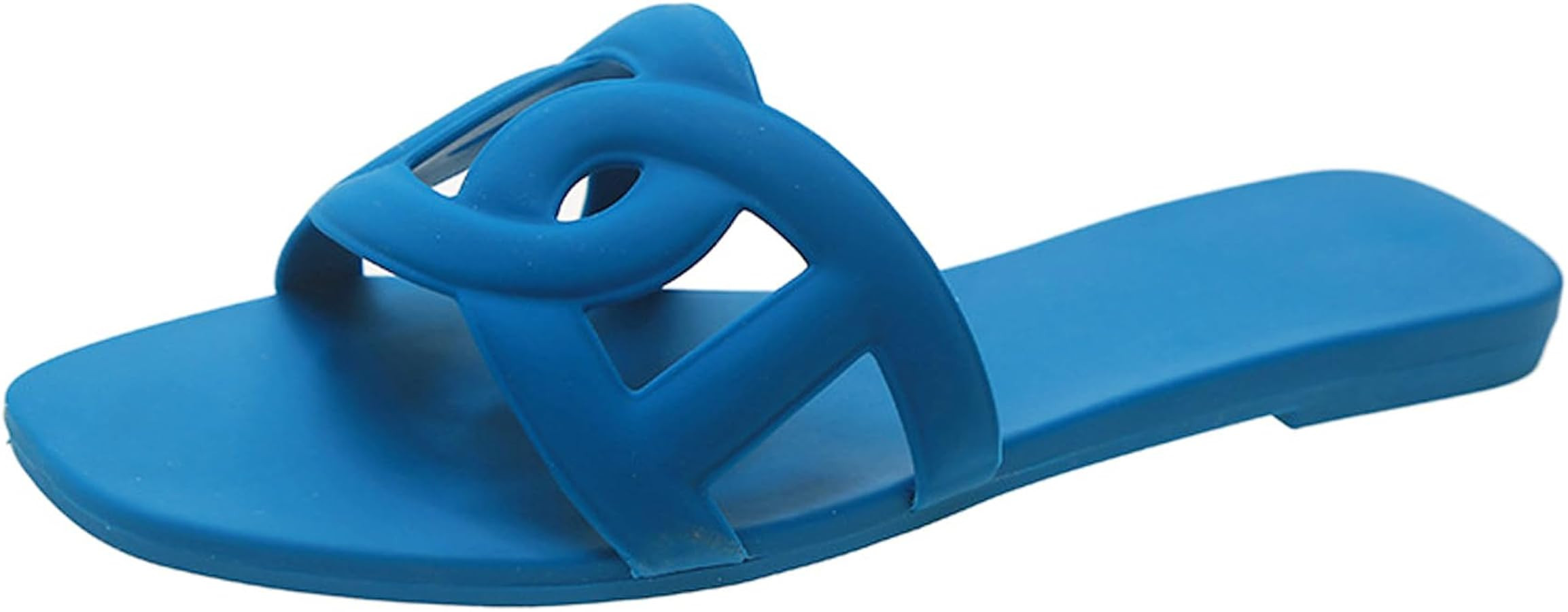 Women's Sandals Summer Slide Sandals Comfy Sandals Fashion Dressy Flat Sandals Slip On Casual San... | Amazon (US)
