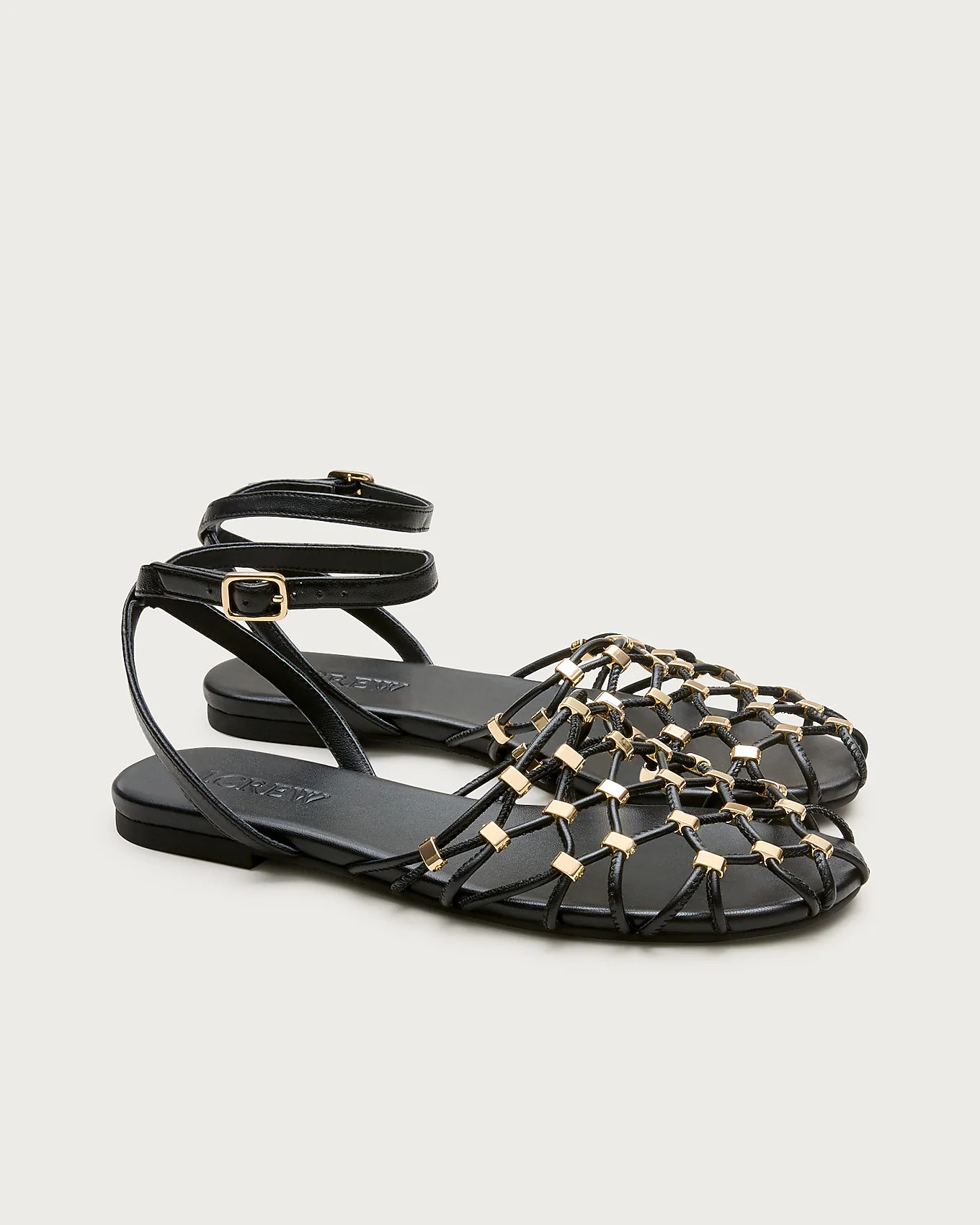 Audrey embellished cage-toe sandals | J. Crew US