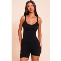 Petite Black High Waist Sculpt Gym Shorts | PrettyLittleThing US