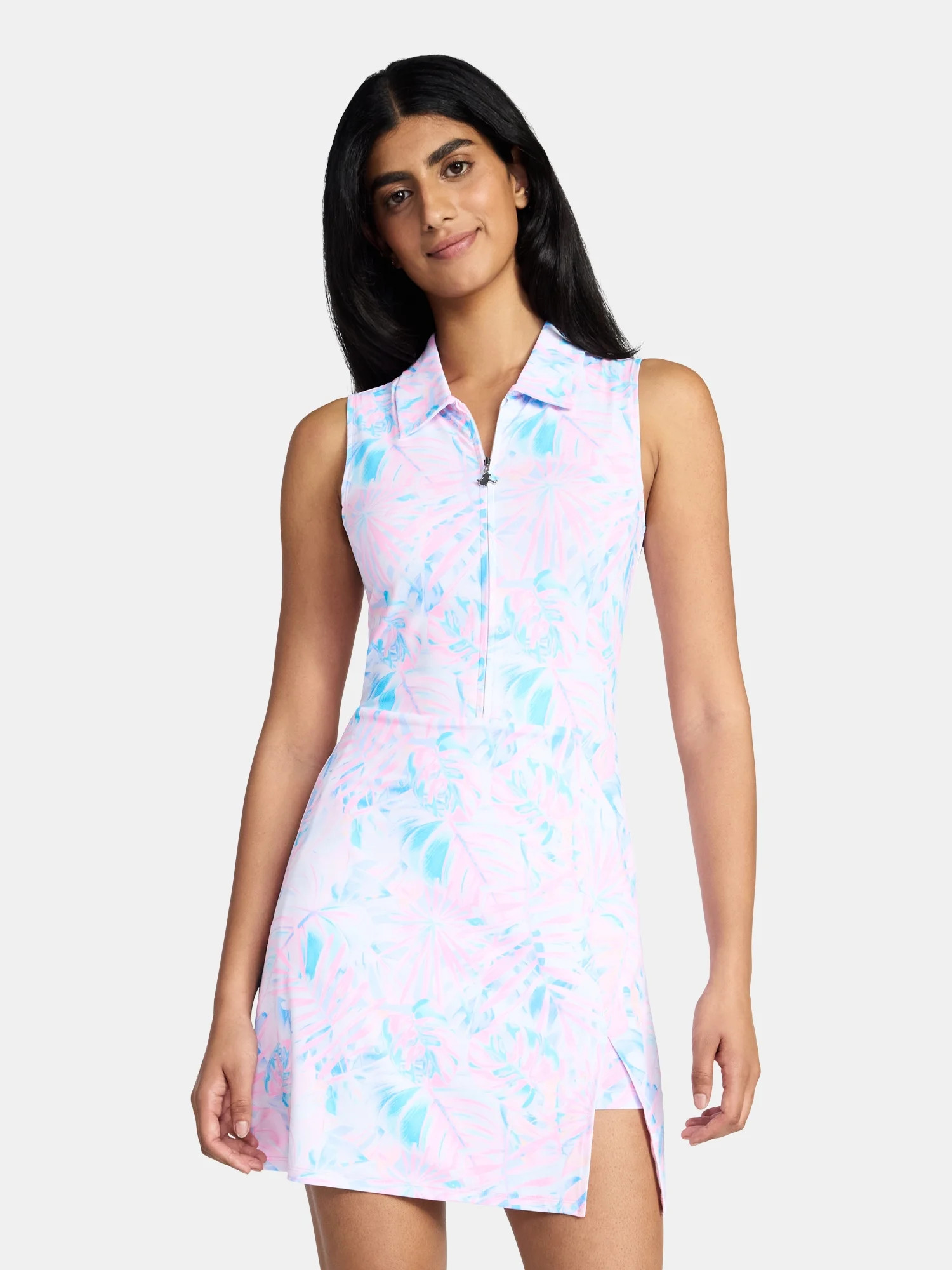 Birdie Bound Women's Sleeveless Active Polo Dress with UPF30+, Sizes XS-2XL | Walmart (US)