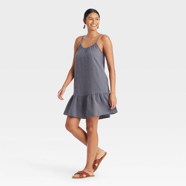 Women's Sleeveless Tiered Gauze Dress - Universal Thread™ | Target