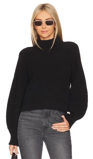 Raylee Turtleneck Sweater in Black | Revolve Clothing (Global)