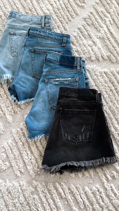 It’s officially cutoff season 🤠P.S. wear your sunscreen this summer  Favorite cutoffs! 
Abercrombie, Agolde & Aritzia Denim Forum✨
The denim forum are 100% inspired by the Agolde Parker. I take same size in both. Agolde’s are 2.5”inseam. Aritzias Denim Forum High Rise Ex Boyfriend short is 3” inseam. 
I like the Denim Forum better & at $68 compared to $150 it makes them EVEN better. The black is limited edition. Fit so nice
Linking some pretty graphics, cuz that’s my fave to pair with them✨

#LTKactive #LTKover40 #LTKtravel #LTKstyletip

#LTKBeauty #LTKVideo