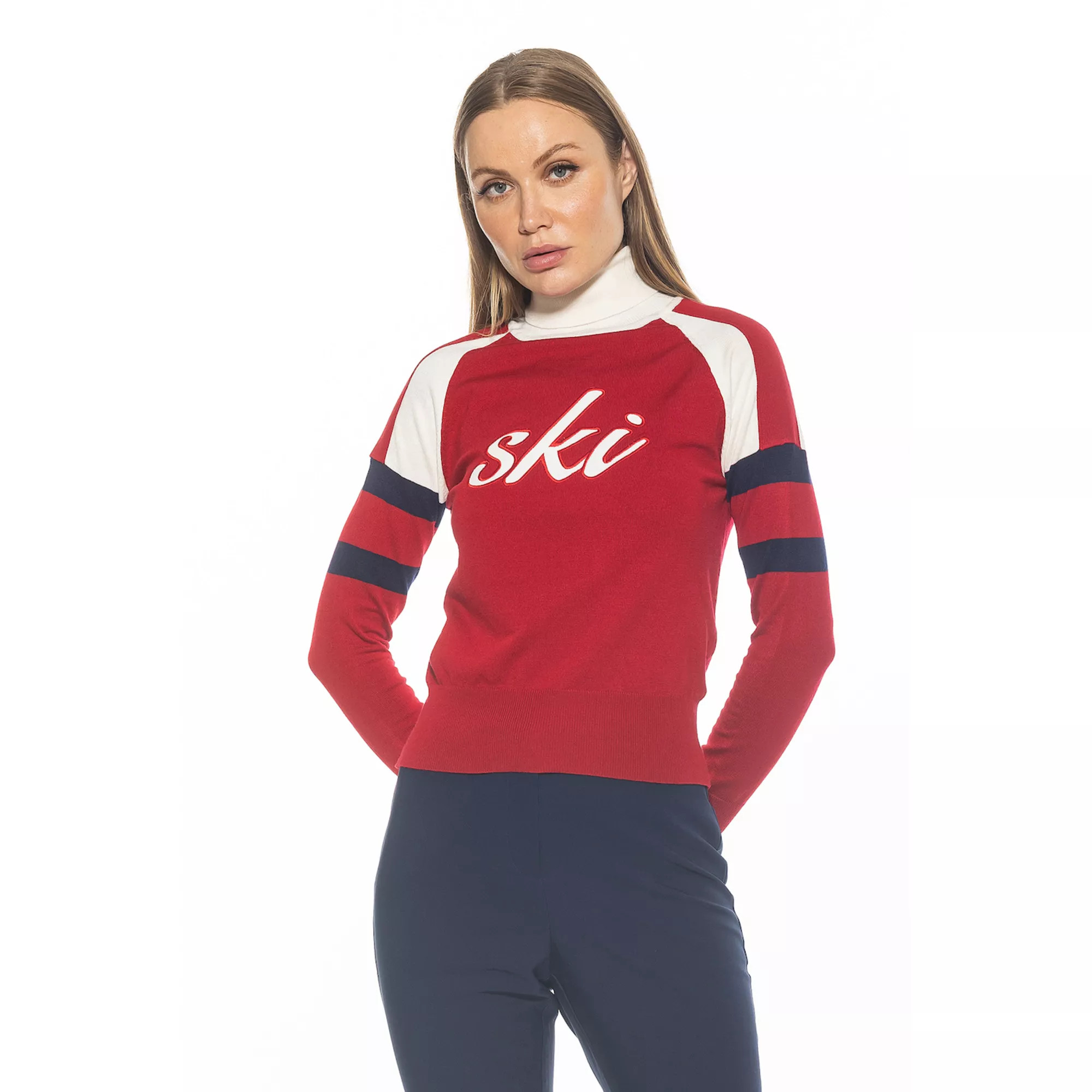 Women's ALEXIA ADMOR Jenni Long Sleeve Knit Turtleneck Sweater | Kohl's