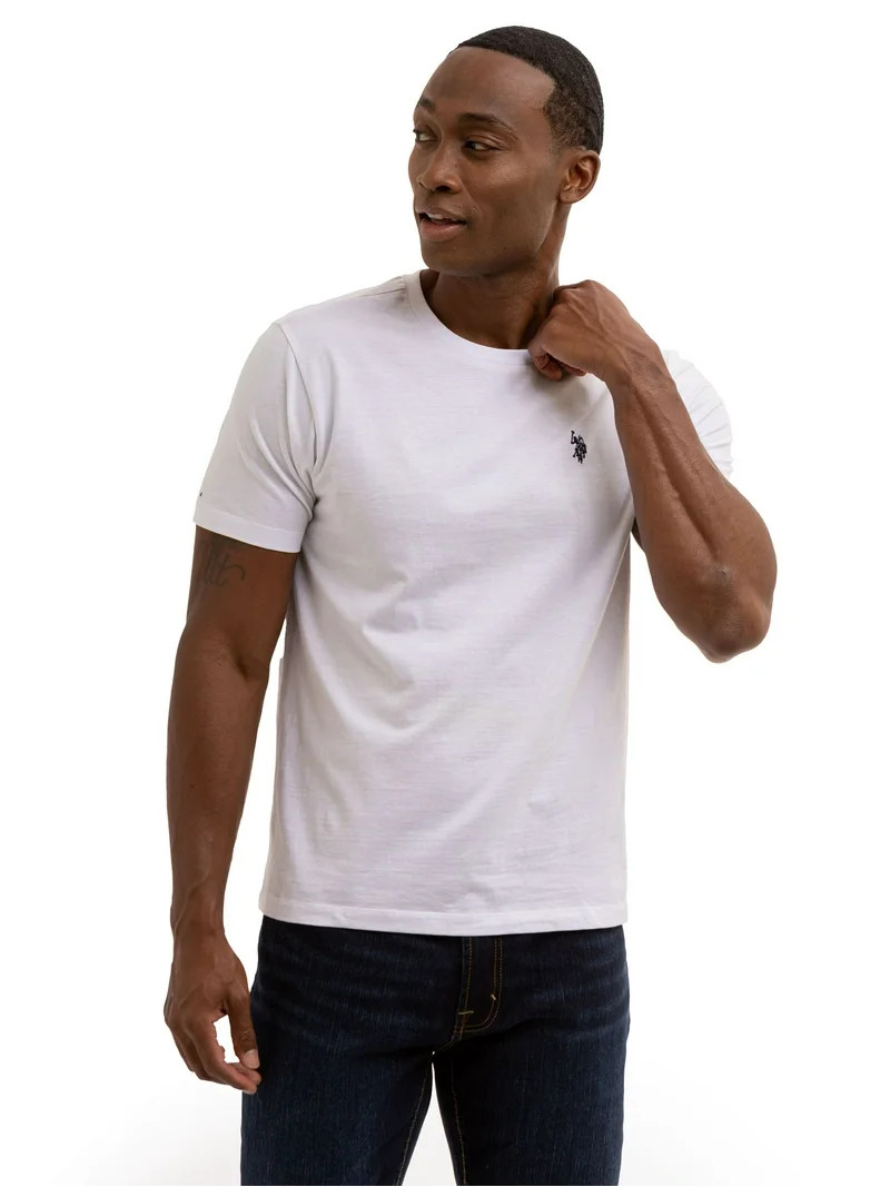 U.S. Polo Assn. Men's Short Sleeve Crew T-Shirt - Walmart.com | Walmart (US)