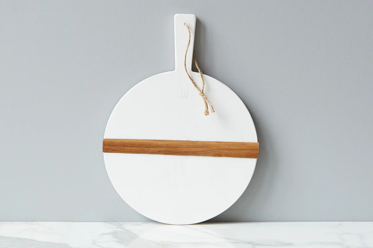 White Round Mod Charcuterie Board, SmallDefault Title | etúHOME