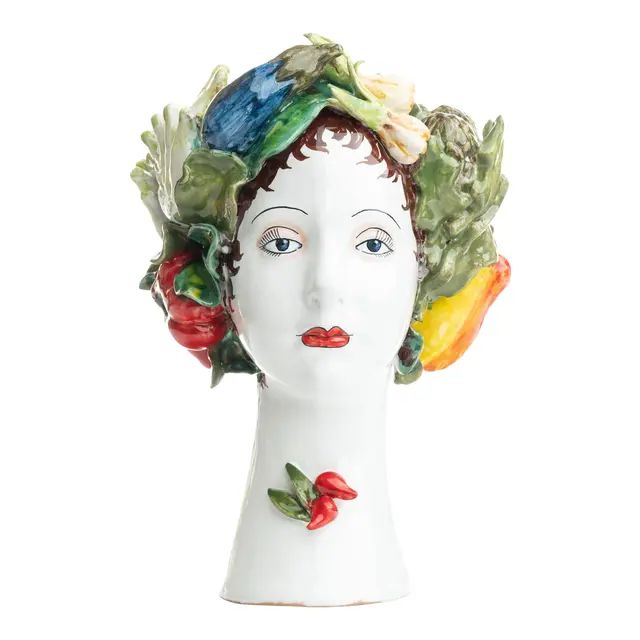 Sculpture with Vegetables, Ceramiche D'arte Dolfi | Chairish