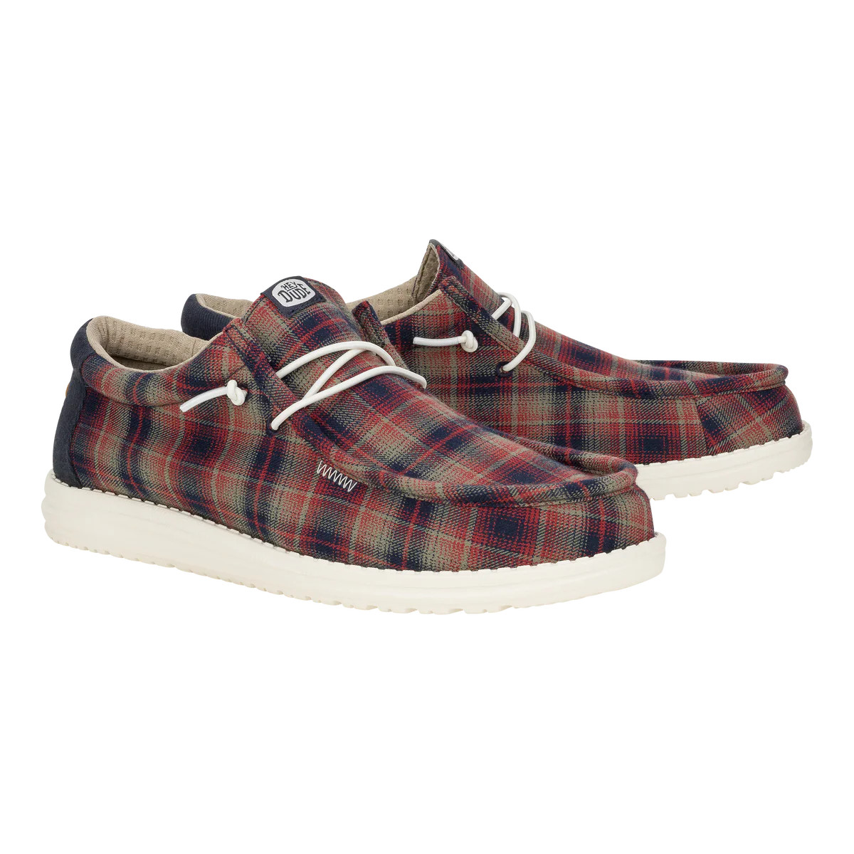 Wally Waffle - Red Plaid | HEYDUDE
