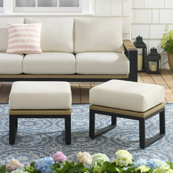 Better Homes & Gardens Ventura 6 Piece Outdoor Furniture Conversation Set | Walmart (US)