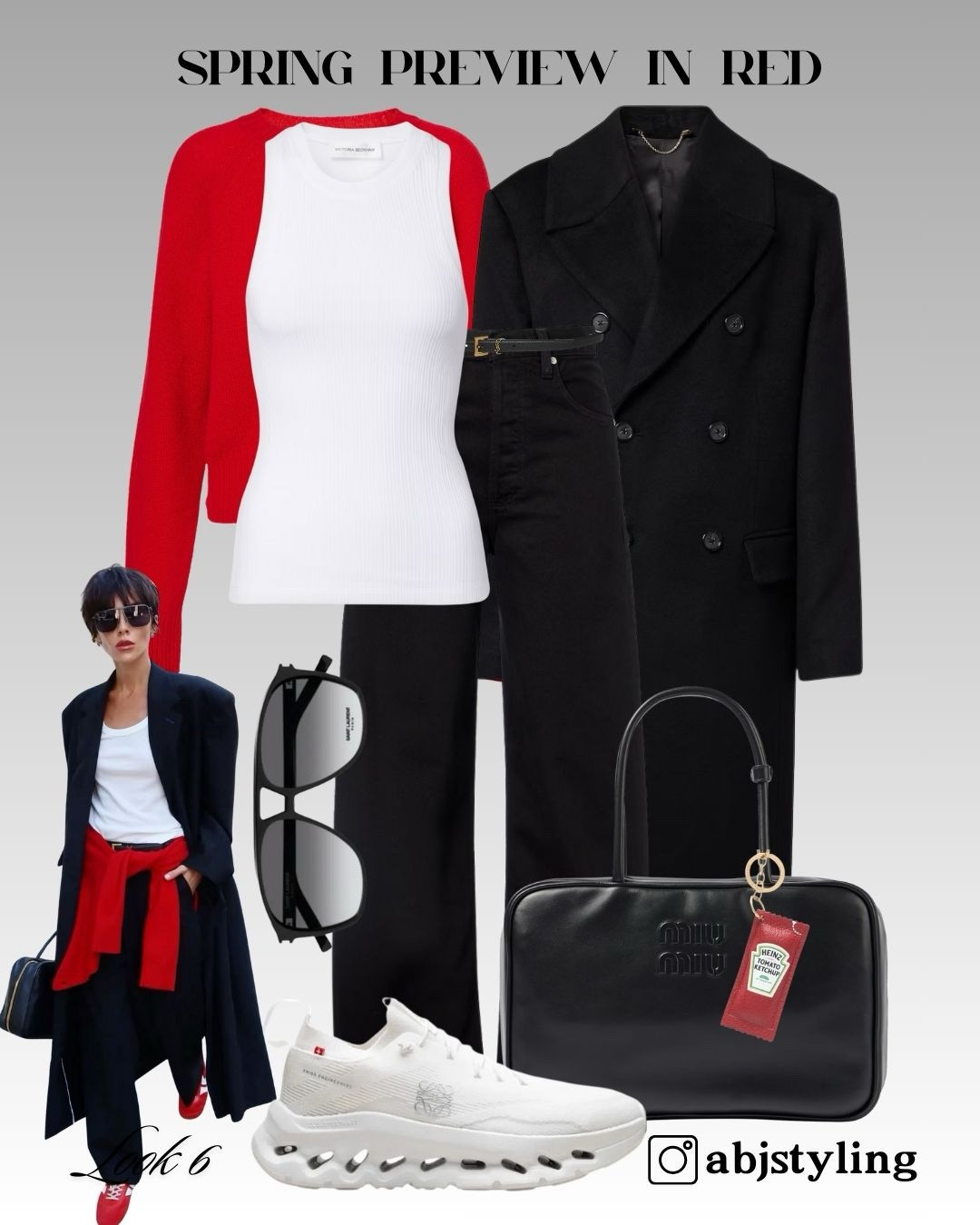 Subtle red details styled with classic black for a chic, understated finish.
Styling tip: If full red feels too bold, start with accessories or layering pieces to ease into the color.

#LTKFashionMonth #LTKuk #LTKstyletip