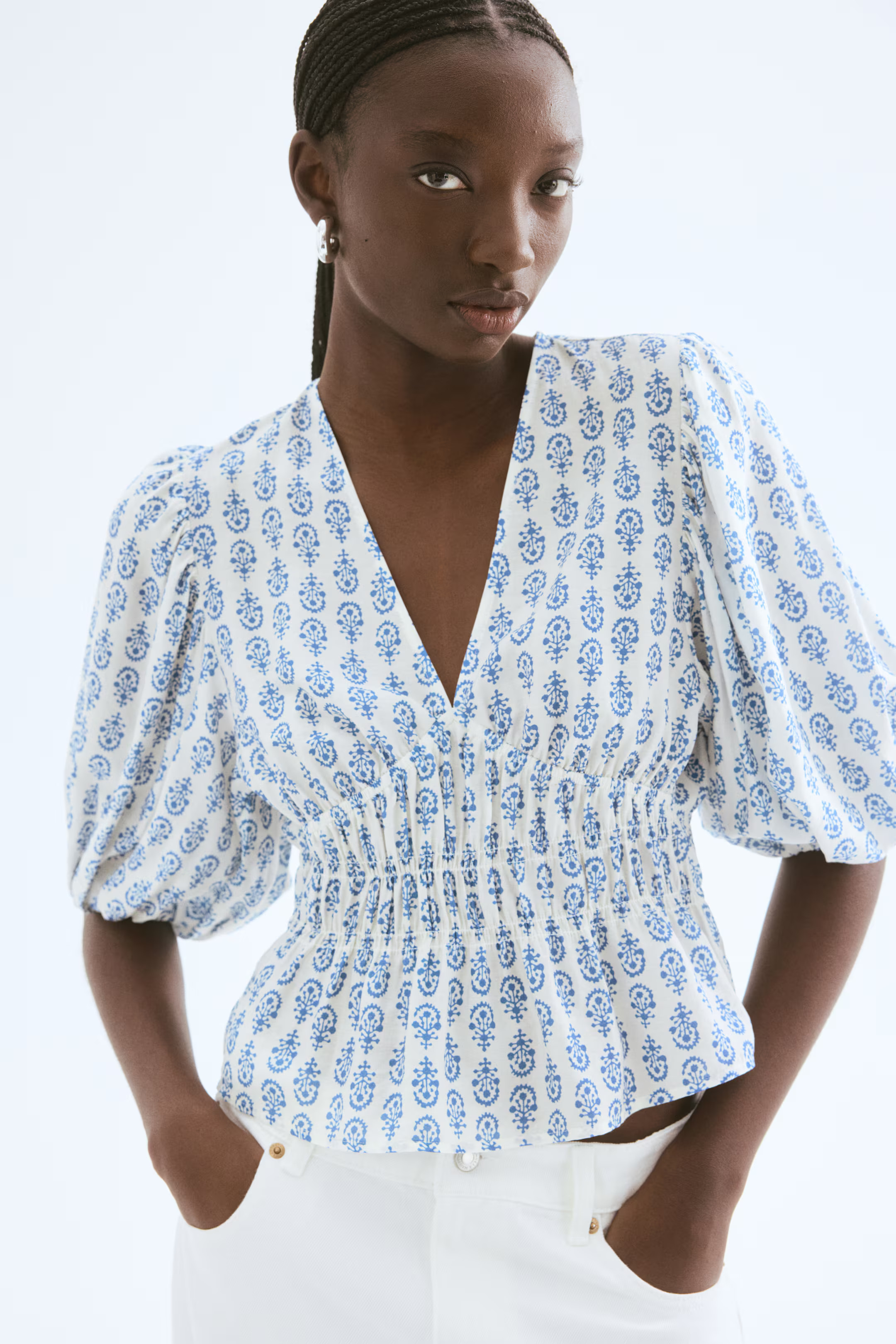 V-Neck Blouse | H&M (US + CA)